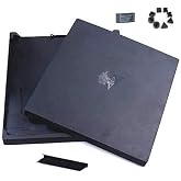 New Replacement Top Upper &amp; Bottom Cover Full Housing Shell Case Cover for PS4 Pro Console Black