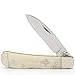 CASE XX WR Pocket Knife Natural Bone Cross Shield Tribal Lock Item #7961 - (TB612010L SS) - Length Closed: 4 1/8 Inches