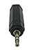 CERRXIAN 3.5mm 1/8 3 Pole Male Plug to 6.35mm 1/4 Inch Female Stereo Jack Audio Adapter Headphone Microphone Converter Connector-2 Pack