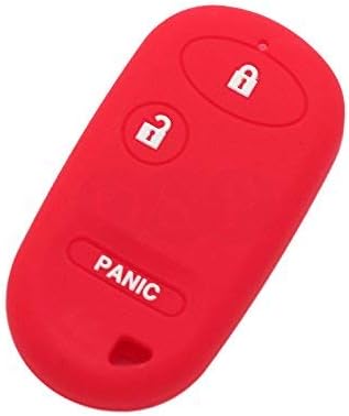 BROVACS Silicone Cover Protector Case Holder Skin Jacket Compatible with HONDA 2+1 Button Remote Key Fob CV2208 Red