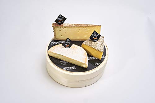 Boîte-plateau fromage La Savoyarde 4/5 personnes, assortiment de fromages savoyards pour 4/5 personnes, produits affinés par nos soins dans nos caves à Annecy en Haute-Savoie