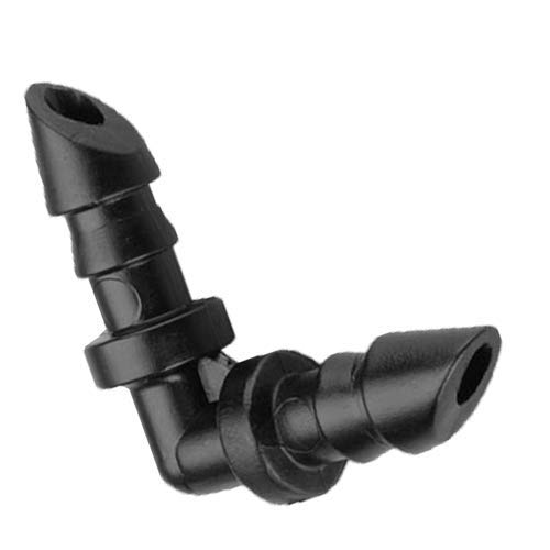 Grow Insane - 50 * Micro Irrigation Barbed Elbow Water Irrigation Connectors