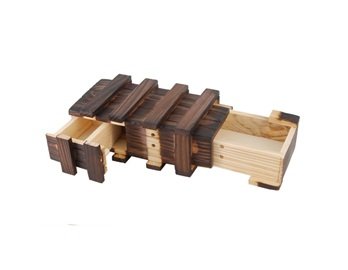 Generic Magic Wooden Box with Extra Secure Secret Drawer, Brown (Discontinued by Manufacturer)