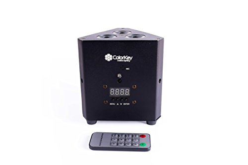 Colorkey, CKU07-2040, Colorkey TrussPar QUAD 3 Black, a lightweight and compact par fixture