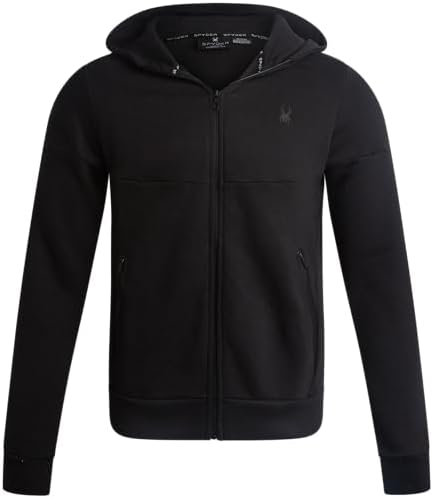 Amazon.com: Spyder Mens Zip up Hoodie - Athletic Tech Double Knit