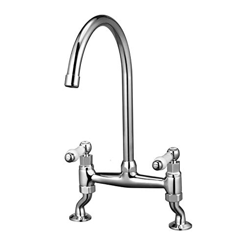 Tap with White Lever