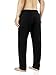 DAVID ARCHY Men's Comfy Jersey Soft Cotton Knit Pajama Long John Lounge Sleep Pant in 1 Pack (L, Black)