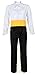 Baycon Mens Prince Charming Costume Uniform for Adult Pants+Coat+ Shirt+ Belt X-Large