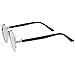 zeroUV - Technologic Full Metal Crossbar Flash Mirror Flat Lens Aviator Sunglasses 54mm (Silver / Full Mirror)