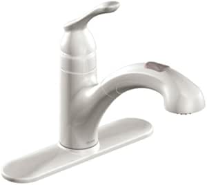Moen CA87010V Single Handle Kitchen Faucet with Pullout Spray from the
