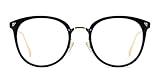 TIJN Women Retro TR90 Metal Round Glasses Frame Optical Rx-able Eyeglasses-Maaike