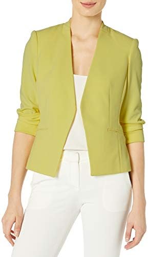 calvin klein yellow blazer