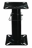 Wise Adjustable Boat Seat Pedestal, Black
