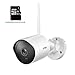 Outdoor Security Camera - HD 1080P Bullet Camera 2.4G IP66 Waterproof 50ft Night Vision Home Surveillance IP Camera Two-Way Audio, Motion Detection Alarm/Recording, Including 32GB SD Card