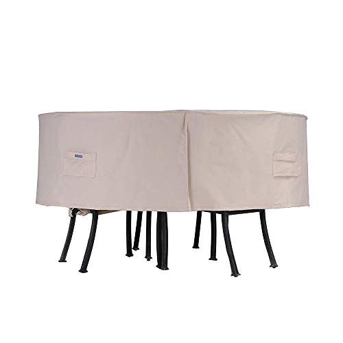Patio Watcher Patio Round Table Furniture Cover Durable & Waterproof