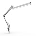 YOUKOYI A16 LED Desk Lamp, Swing Arm Architect Lamp, Drafting Table Lamp Clamp, Can be Power by USB, Eye-caring, 3 Level Dimmer, White