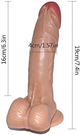 Realistic Real Soft Realistic-Ďìld`ɔ Waterproof Tools for Women Female Big Size D%-î-CKS -7.48 Inch H465406