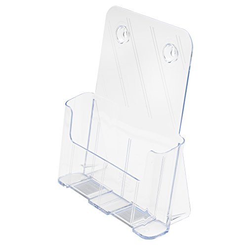 Deflecto Single Compartment Literature Holder, Magazine Size, 9-1/4 x 10-3/4 x 3-3/4 Inches (77001)