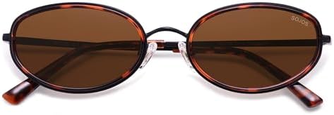 Retro Trendy Oval Round Polarized Sunglasses 80s 90s Vintage Sunnies Amazon.com: SOJOS Retro Trendy Oval Round Polarized  main image 4