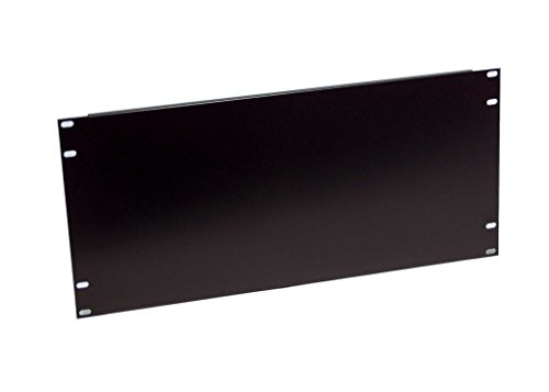 Rackmount 5U Blank Filler Panel with added flanges on top and bottom side for standard EIA310 19" Server Rack in black color