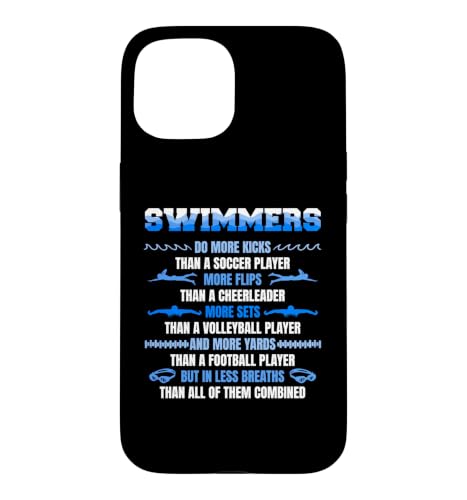 Swimmers Funny Facts Swimming Swim Swimmers Case for iPhone 15