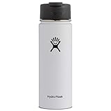 Hydro Flask Travel Coffee Flask, 20 oz, White