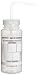 SP Bel-Art Right-to-Know Safety-Vented/Labeled 4-Color LYOB Wide-Mouth Wash Bottles; 500ml (16oz), Polyethylene w/Natural Polypropylene Cap (Pack of 4) (F11816-0009),White