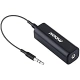 Mpow Ground Loop Noise Isolator for Car Audio / Home Stereo System with 3.5mm Audio Cable (Black)