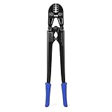 IWISS Wire Rope Crimping Tool for Aluminum Oval Sleeves,Stop Sleeves,Crimp Ferrules,Crimping Loop sleeve From 1/16 inch to 3/16 inch-24 inch Length