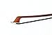 Vio Music #403 3/4 Bass Bow,brazilwood, Ebony Frog, French Style, Black Horsehair
