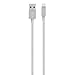 Belkin Apple Certified MIXIT Metallic Lightning to USB Cable, 4 Feet (Silver)