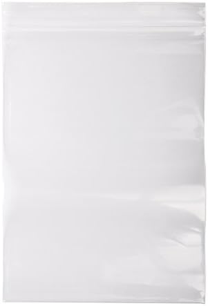 Owlpack Ziplock Clear Plastic Poly Product, Storage, Reclosable Bag 4 Mil (9 x 12 Inches, Pack of 100)