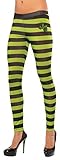 Rubie's Costume CO Women's Wizard Of Oz Wicked Witch Of The West Leggings, Black/Green, One Size