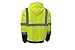 CJ Safety CJHVSS3001 ANSI Class 3 High Visibility Black Bottom Hoodie Safety Sweatshirt (Extra Large, Green)