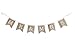 Cypress Home Mr. and Mrs. Burlap Wedding Bunting Banner - Engagement Party or Wedding Reception Decoration - 67”L x 0.5”W x 8.25”H