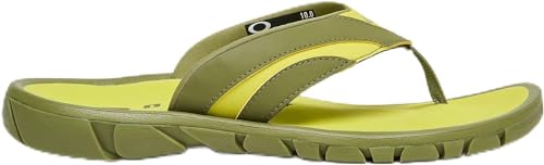 Oakley Men’s O Coil Sandal, Fern/Sulphur, 12