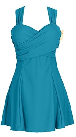 Women's Plus Size Swimwear Elegant One Piece Swimdress ...