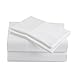 Peru Pima Bed Sheet Set – Queen Size, 4 Pieces, 100% Peruvian Pima Cotton, Percale, 415 Thread Count, Cooling, Breathable & Soft, Hotel-Quality Bedding, White