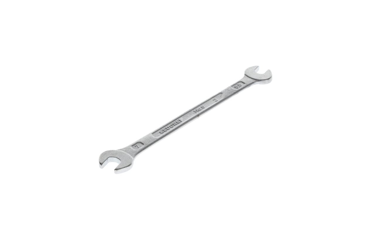 Gedore 6-5,5X7 5.5 x 7 mm D3110 Double Open Ended Spanner - Silver