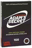 Adam Secret Male Enhancement 1500 100% Natural Male Libido Performance Enhancement 10 Pills/pk