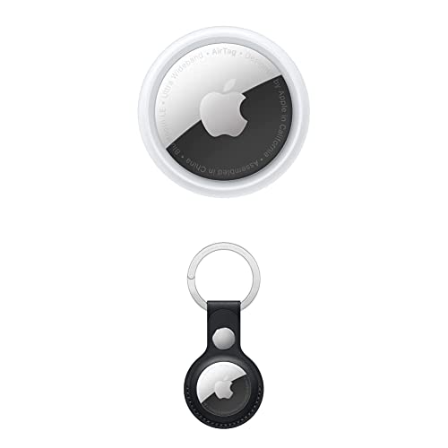 Apple AirTag Leather Key Ring Midnight Pricepulse