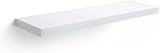 Homme Concept 110cm High Gloss Floating Shelves White Wall Shelf with Invisible view 6