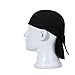 Sunward Outdoor Cycling Pirate Hat Quick-dry Rag Skull Cap Sports Dance Headwear (Black)
