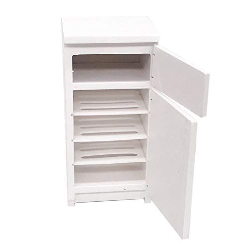 image for Euone  Miniature Refrigerator, Mini Dollhouse Furniture Refrigerator M