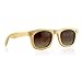Polarized Genuine Bamboo lightweight Wood Entire Frame Vintage Handcraft Sunglasses Mens Womens Eyewear with Wooden Bamboo box - Brown