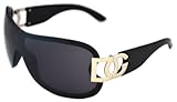 DG Eyewear Women's Oversized Rimless Sunglasses