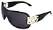 DG Eyewear Women's Oversized Rimless Sunglasses