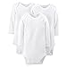 Just One You by Carter's Unisex Baby 3 Pack Long-sleeve Bodysuit - White