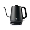 Wilfa SVART POUR waterkoker – met een volume van 0,8 liter, 1.000 watt, externe waterpeilindicator, zwart