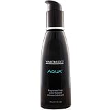 Wicked Sensual Care Wicked Aqua Water Based Lubricant Unscented 4 Oz